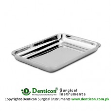 Universal Tray Stainless Steel, Size 350 x 240 x 36 mm